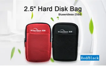 Blueendless Naujas Produktas 2,5 Colio HDD Apsauga Dėžutė, Maišelis Atveju Išorinis Nešiojamas HDD Nešiojamas Kietasis Diskas Krepšys