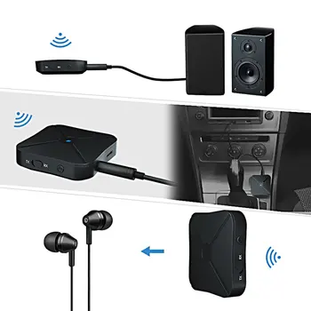 Bluetooth 5.0 Imtuvo ir Siųstuvo Garso Muzikos Stereo Bevielis Adapteris, RCA 3.5 MM AUX Lizdas, Garsiakalbis TV Car PC