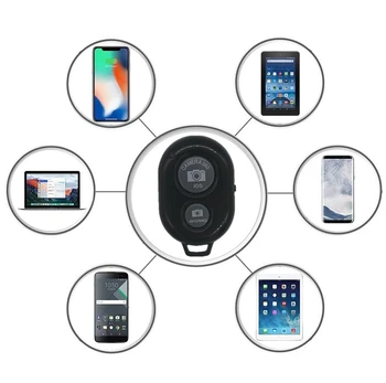 Bluetooth Nuotolinio Valdymo Mygtuką, fotoaparatas valdytojas Belaidžio Nuotolinio užrakto atleidimo mygtuką 