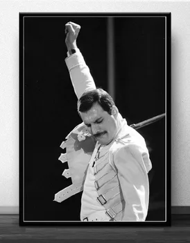 Bohemian Rhapsody Freddie Mercury Plakatas ir Spausdina Roko Muzikos Žvaigždė Drobės Tapybos Sienos Menas Nuotraukas Kambarį Namų Dekoro