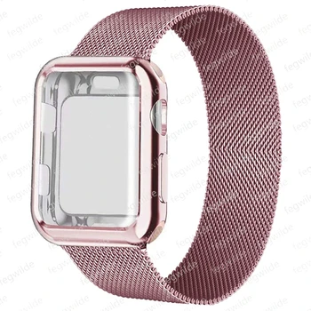 Byloje+Diržu, Apple Watch Band 44mm 40mm 38mm 42 mm Priedai nerūdijančio plieno apyrankė Milano linijos iWatch serijos 3 4 5 6 se