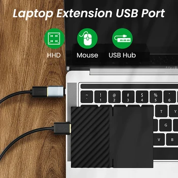 C tipo USB 3.0 Konverteris Tipas-C OTG Kabelį, Tipas C Konverteris, Skirtas Samsung S20 S10 S9 10 Pastaba 