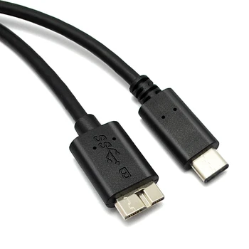 C tipo USB 3.1-Micro B USB 3.0 C Tipo į Micro 10P Duomenų Kabelis Sinchronizavimo Apmokestinimo SSD HDD Standųjį Diską USB C Micro USB Kabelio