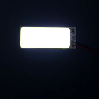 C5W COB LED Skaitymo Lemputės Girlianda Dome Adapte 12V Balta Šviesa Automobilio Stogo Žibintai Licencijos Plokštės Interjero Lempa
