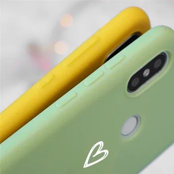 Candy Spalva Meilė Širdies TPU Case For Xiaomi Redmi Pastaba 8 Pro 
