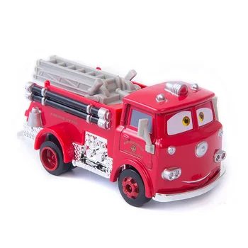 Cars disney Pixar Cars Raudona gaisrinė mašina Gelbėjimo Automobilių Karalius Jackson Audra Mater 1:55 Diecast Metalo Lydinio Modelis Kalėdų Dovana Berniukams