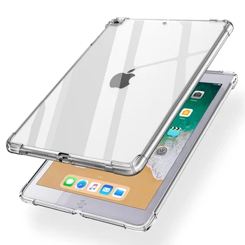 Case For iPad 2 Oro 9.7 2017 2018 Pro 10.5 Skaidrus, Minkštas Silikoninis Galinio Dangtelio Apsauginis Apvalkalas iPad 2 oro Mini 2 3 4 5