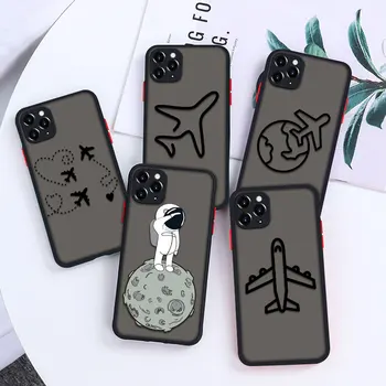 Case For Iphone 12 Pro Max Padengti Lėktuvo Dažytos Skaidrus 