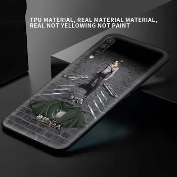Case for Samsung Galaxy A21S A50 A51 A70 A71 A50S A10S A10 A20E A20 A30 A30S A02S Prabanga Telefono Coque Ataka Titan Anime