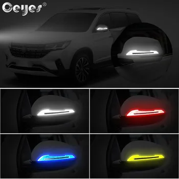 Ceyes Automobilio šviesą Atspindintys Lipdukai Įspėjamasis Saugos Ženklas galinio vaizdo Veidrodis Apsaugos Juosta auto Optikos Universalus Išoriniai Priedai