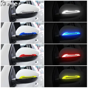 Ceyes Automobilio šviesą Atspindintys Lipdukai Įspėjamasis Saugos Ženklas galinio vaizdo Veidrodis Apsaugos Juosta auto Optikos Universalus Išoriniai Priedai
