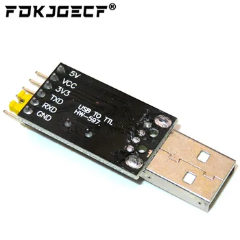 CH340 USB TTL konverterio UART modulis CH340G atnaujinti atsisiųsti mažą vieliniu šepečiu plokštė STC mikrovaldiklis valdybos USB eilės