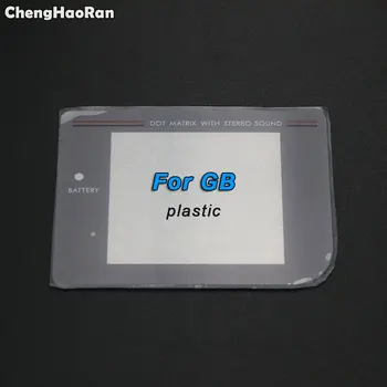 ChengHaoRan Plastiko, Stiklo Lęšis GB, GBC GBA SP GBP GBL Ekrano Stiklo Lęšis Gameboy Advance Spalva Objektyvas Gynėjas W/ Adhensive