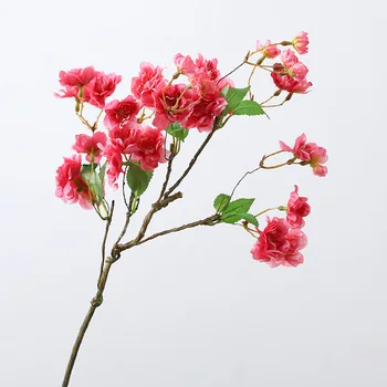Cherry Blossom Dirbtinės Gėlės Šilko Gėlių, Vestuvių Dekoravimas, Maža kaina, Rausvos spalvos, Dekoravimo, Namų Valentino Diena Dovana