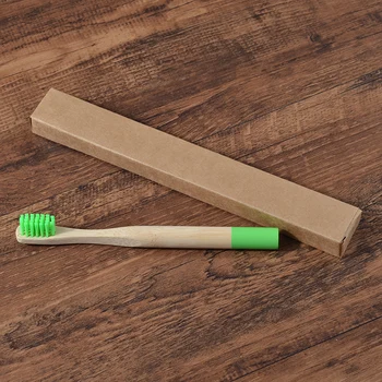 Childrens Bamboo Toothbrush 1PC Kids Soft Bristle Wooden Tooth Brush Natural Bamboo Handle Oral Care Eco Friendly Tooth Brush