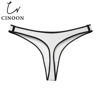 CINOON Sexy Kelnaitės Moterims Medvilnės Kelnės G thong Femme String Calcinha moteriškas apatinis Trikotažas, Tanga G string Apatiniai Artimieji Moterų G-String