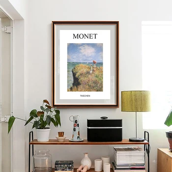 Claude Monet Classic Vintage Abstrakčiosios Tapybos Paroda, Plakatai, Drobė Spausdinti Sienos Nuotraukas Miegamojo Kambarį Namo Sienų Dekoras