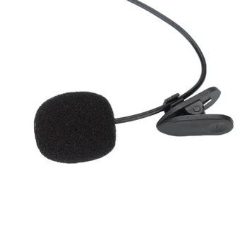 Clip-on Atvartas Lavalier Microphone 1,5 m Mini Nešiojamas Mikrofonas Kondensatoriaus Mikrofonas Laidinio Mikrofo/Microfon Telefono Nešiojamas karšto