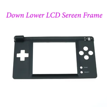Cltgxdd Juodo Plastiko Top Viršutinė (Apatinė) LCD Ekrano Rėmelis, Skirtas N D S L Žaidimas DS Lite Konsolėje, Ekrano Korpuso Apvalkalas Replaceme