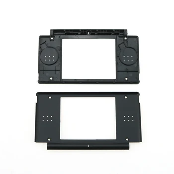 Cltgxdd Juodo Plastiko Top Viršutinė (Apatinė) LCD Ekrano Rėmelis, Skirtas N D S L Žaidimas DS Lite Konsolėje, Ekrano Korpuso Apvalkalas Replaceme