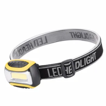 COB LED Žibintai priekinių Žibintų Priekinės Galvos Lempa 4 Režimu Energijos Taupymo Žibintuvėlis Linterna Lauko Sporto Kempingas Žvejybos Naudoti AAA