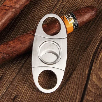 COHIBA Cigarų Pjovimo Naujas, Nerūdijančio Plieno Metalo Klasika Pjovimo Giljotina Cigaro Žirklės Dovana