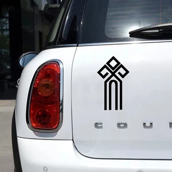 CS-1034#25*15 cm, Churo Slavų simbolis juokinga automobilio lipdukas vinilo decal sidabrinė/juoda auto automobilių lipdukai stilius