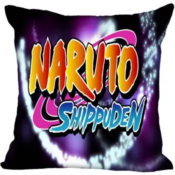 Custom Naruto Logotipas Aikštėje Užvalkalas Užsakymą Užtrauktuku Pagalvė Padengti Atveju 40x40,45x45cm(iš Vienos Pusės)
