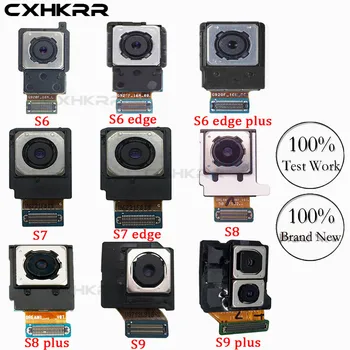 CXHKRR Originalus Samsung Galaxy S6 S6 Krašto Plius S7 S7 Krašto S8 S8Plus S9 S9Plus Galiniai Pagrindinis galinė vaizdo Kamera Flex Kabelis Pakeitimo