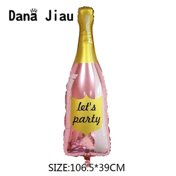 Danajiau Laimingas, 30-ojo Gimtadienio Apdailos rausva Šampano taurių Viskio Butelio Folijos Balionas vidurinės Mokyklos Kamuolys Šalis Balionai