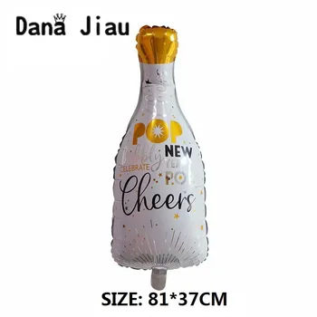 Danajiau Laimingas, 30-ojo Gimtadienio Apdailos rausva Šampano taurių Viskio Butelio Folijos Balionas vidurinės Mokyklos Kamuolys Šalis Balionai