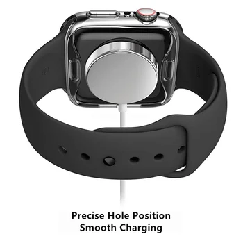 Dangtelis Apple laikrodžių Atveju, 44mm/40mm iWatch 42mm/38mm Smart bamperis Screen Protector, Priedai Applewatch serijos 6 5 4 3 SE