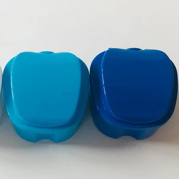 Dantų protezų Langelį Atveju dirbtiniai Dantys talpinimo Dantų Turėtojas Plastiko dirbtinius dantis Organizatorius Dantų Priežiūros Kelionės Laikiklis Valymas