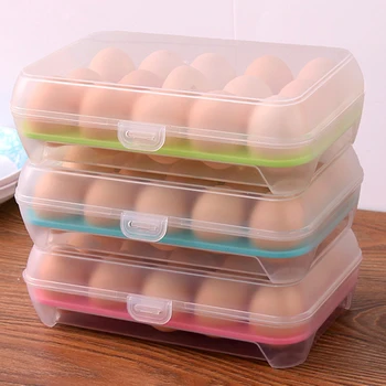 Daržovių Ir Plastikinių Kiaušinių Konteinerių Atveju Šaldytuve Šviežios Saugojimo Boxs Virtuvės Įrankiai Nešiojamų Laukinių Iškylą Kiaušinių Organizatorius Kiaušinių Dėžutę