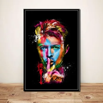 David Bowie Legendinio Pop Muzikos Dainininkė Labai Star Meno Drobė, Tapyba, Plakatas Sienos, Namų Dekoro quadro cuadros