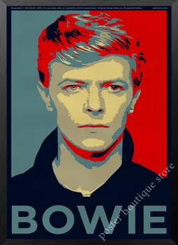 David Bowie plakatas David Bowie Retro Vintage Roko Muzikos Kraft Popieriaus, Plakatai, Sienų Lipdukai Kavinė Baras Kambario Apdaila, Sienų Dekoras/4