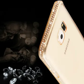 Deimantas Telefono Dėklas Samsung Galaxy S10 S8 S9 Plus J4 J6 A6 A7 2018 Pastaba 8 9 A10 A20 A30 A40 A50 A60 A70 M10 M20 M30 Dangtis