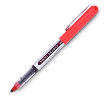 Deli 12pcs 0,5 mm, juodos mėlynos raudonos spalvos rašalo ballpoint gelio rašikliai už mokyklos buveinė rašymo reikmenys visiable rašalo mielas verslo pen