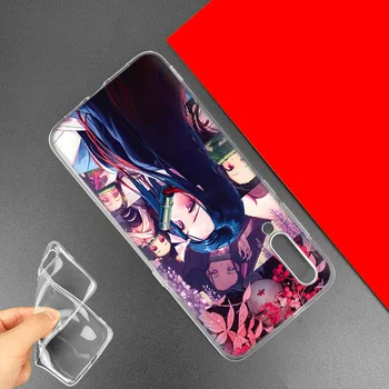 Demon Slayer Anime Atveju Xiaomi Redmi Pastaba 8T 8 7 9S K20 K30 Pro 7A Mi CC9 10 9T 9 A3 Lite F2 X2 TPU Telefono Coque Tampa
