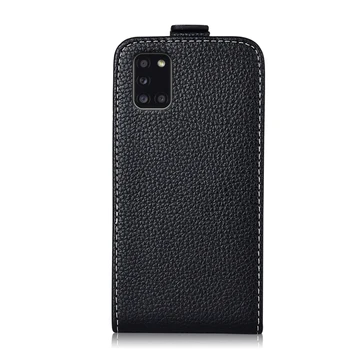 Derliaus Flip Case For Samsung Galaxy A31 Dangtelį Galaxy A31 Mielas Odinis Telefono Maišelį Paprasto Atveju 