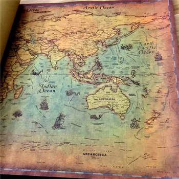 Derliaus Pasaulyje Navigacijos Žemėlapis Siena Lipdukas Senosios Schemos Retro Amatų Popieriaus Tapyba, Plakatas Žemėlapis Žemėlapis Namo Garažas Apdailos Fonai