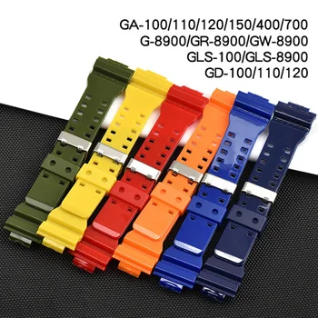 Derva Žiūrėti Juostos Casio G-Shock GA-100/110/120/150/200/300/400/700 GD-100/120 G-8900 GW-8900 GLS-100 Dirželis Watchband Apyrankė
