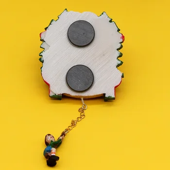 Didelio dydžio vokietijos gegutė laikrodis magnetinis šaldytuvas magnetai surinkimo turizmo suvenyrai, dekoratyviniai magnetai virtuvės puošmena