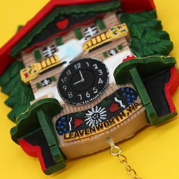 Didelio dydžio vokietijos gegutė laikrodis magnetinis šaldytuvas magnetai surinkimo turizmo suvenyrai, dekoratyviniai magnetai virtuvės puošmena