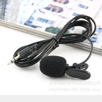 Didelio Jautrumo 2M Mikrofonas prisegamas Mikrofonai Clip-on Atvartas Paramos Kalbėjimo, Dainavimo Kalbos Išmaniųjų Telefonų Įrašymo PC