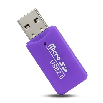 Didelės Spartos Mini USB 2.0 Micro SD TF T-Flash Atminties Kortelės Skaitytuvas Adapteris Patogumui 17OCT17