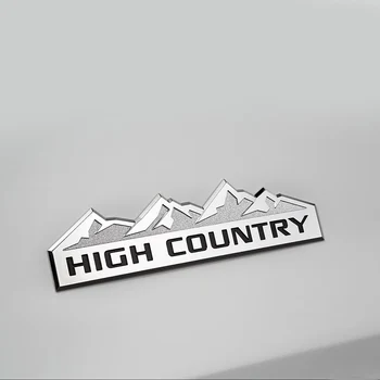 DIDELĖS ŠALIES Emblema Automobilio Pusėje Kūno Kamieno Lipdukas Metalo 3D Jeep Chevrolet Silverado Kolorado Logotipas Vardinė Automobilio Stiliaus