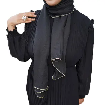 Didmeninė kaina 180*80cm moterų musulmonų Kim Pusėje hijab šalikas femme musulman minkštas vienspalviai voile skarelė islamo skaros ir antklodės