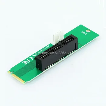 Didmeninė M2 PCIE Adapteris NGFF M2 PCI-e 4x Lizdas Stove Kortelės M klavišą M. 2 SSD Port PCI Express 