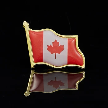 Didžiausias Kanados Kanados Pasididžiavimu Lapų Vėliavą, Ženklelį Emblema Atvartas Skrybėlę Kaklaraištis Pin Sagė
